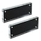 Azar Displays Black Acrylic Frame Block with Metal Back Plate 3 in. X 8 in., 2PK 104662-BLK-2PK - alternate 1